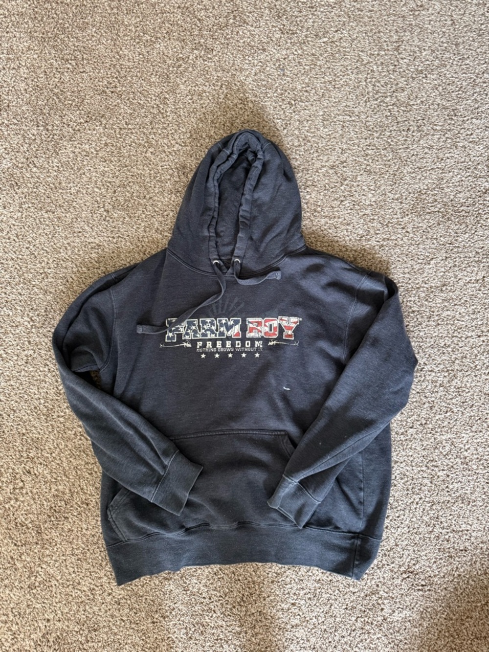 Travis Scott Black 'Farm Boy Breeding' Graphic Hoodie